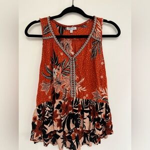 Patrons of Peace Embroidered Top Size M